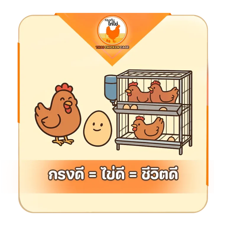 กรงดี=ไข่ดี=ชีวิตดี